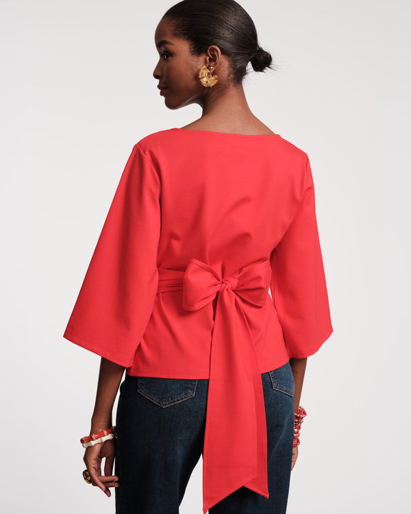 Frances Valentine Whitney Wrap Top