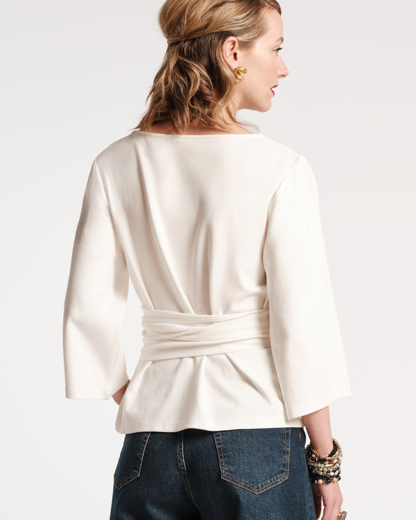 Frances Valentine Whitney Wrap Top