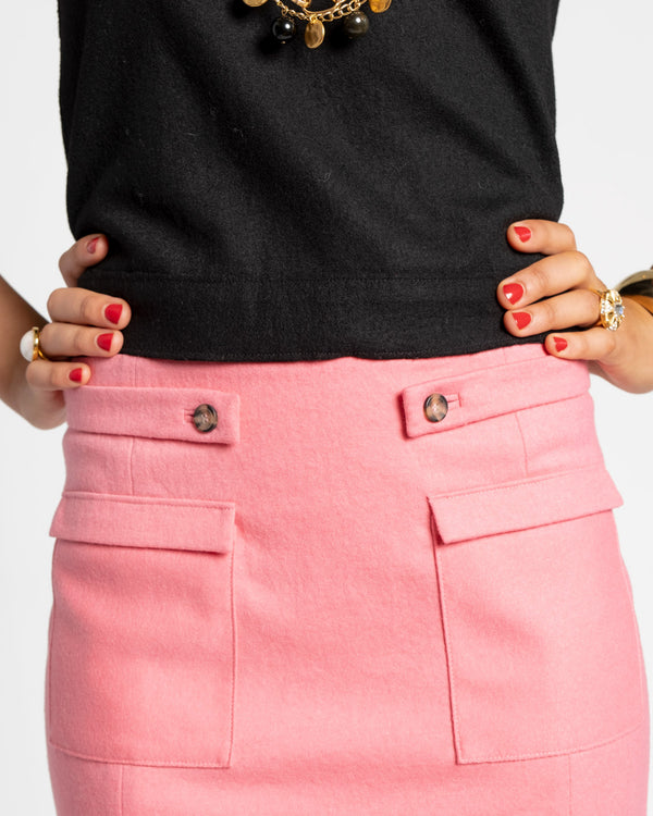 Frances Valentine Wool Pencil Skirt