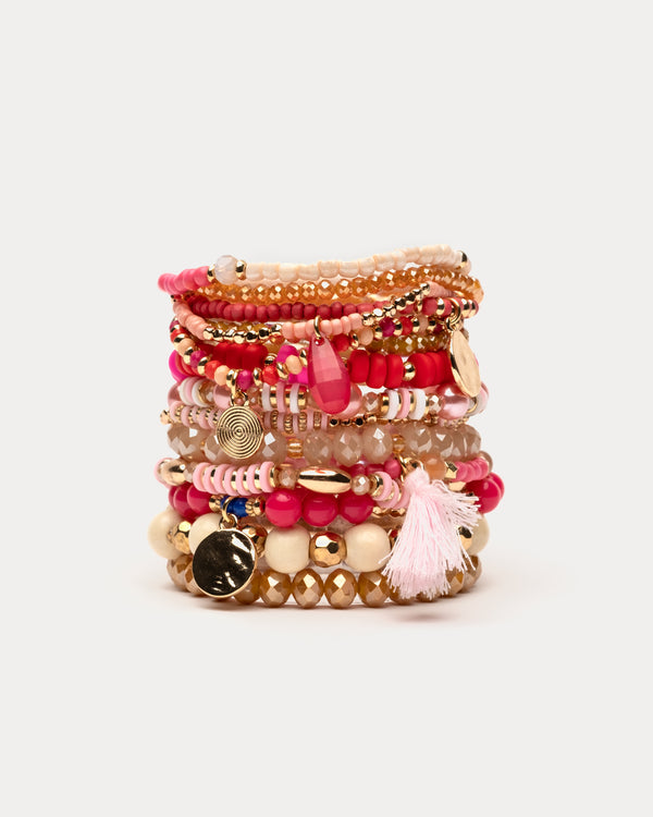frances valentine Nantucket Beaded Stacked Bracelet