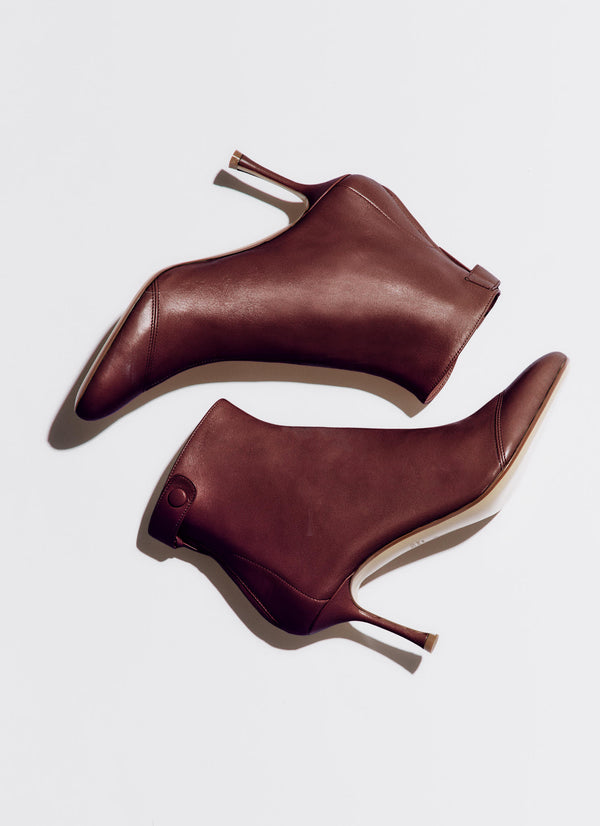 Francesco Russo R1B830 Bootie Bordeaux