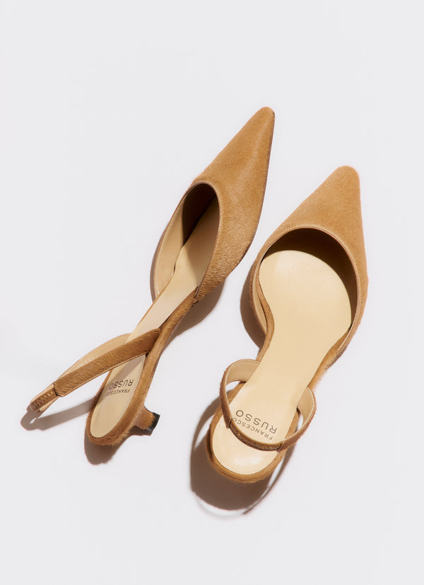 Francesco Russo R1P1006 Sling Back Sand