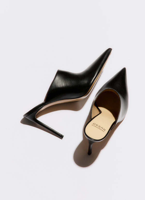 Francesco Russo R1P1008 Mule Black
