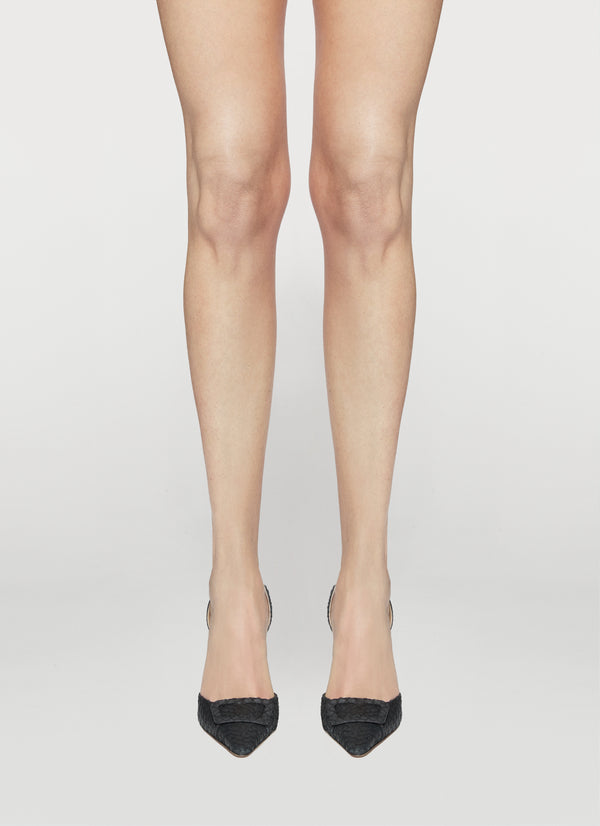 Francesco Russo R1P1013 Sling Back Black