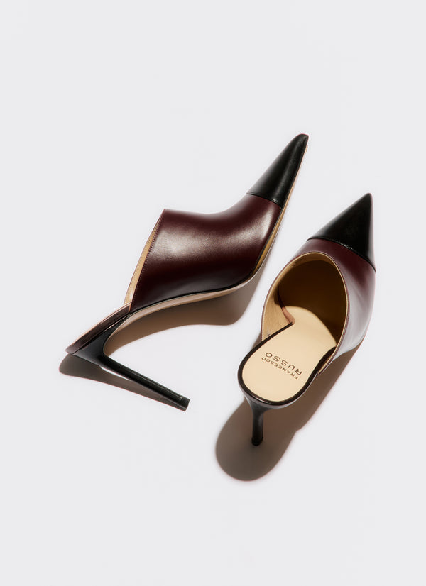 Francesco Russo R1P1019 Mule Bordeaux