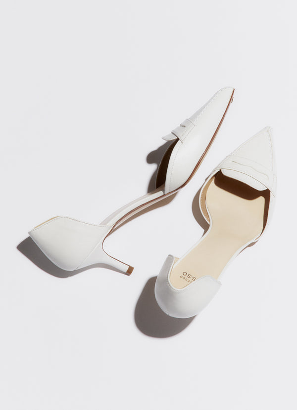 Francesco Russo R1P842 Pump White