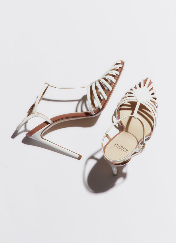 Francesco Russo R1S502 Sandal White