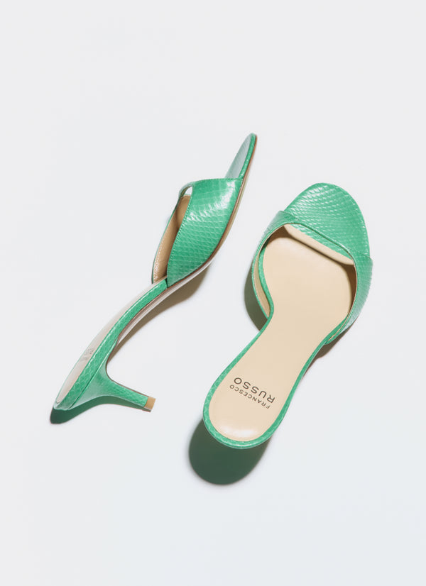 Francesco Russo R1S918 Mule Aquamarine