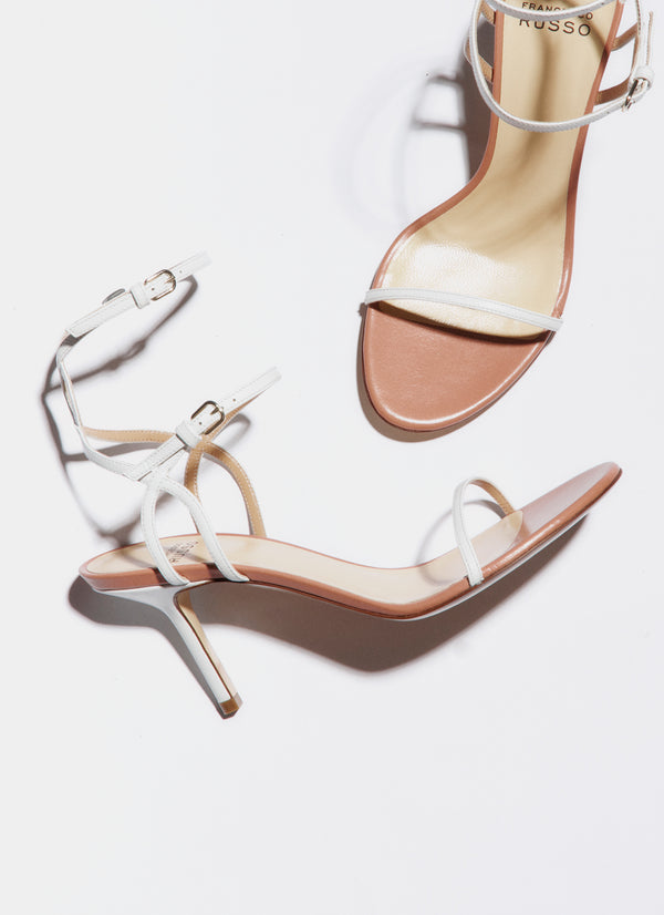 Francesco Russo R1S956 Sandal White