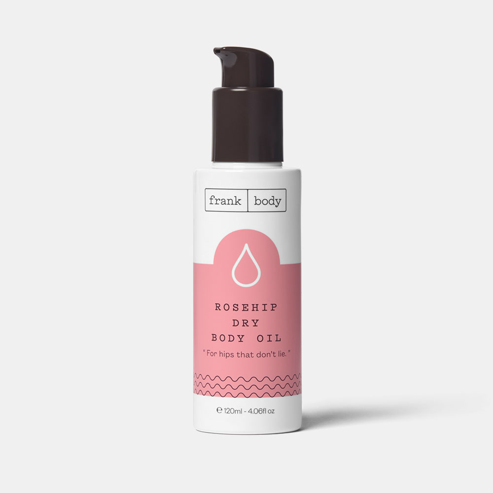 frank body Rosehip Dry Body Oil