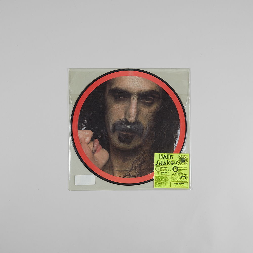 frank zappa 1982 Baby Snakes Picture Disc LP w/ Hype