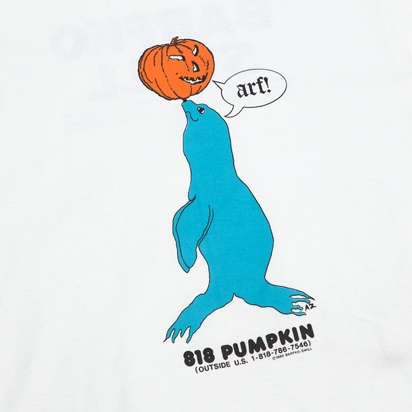 Frank Zappa 818 Pumpkin Barfko Swill Seal White T-Shirt