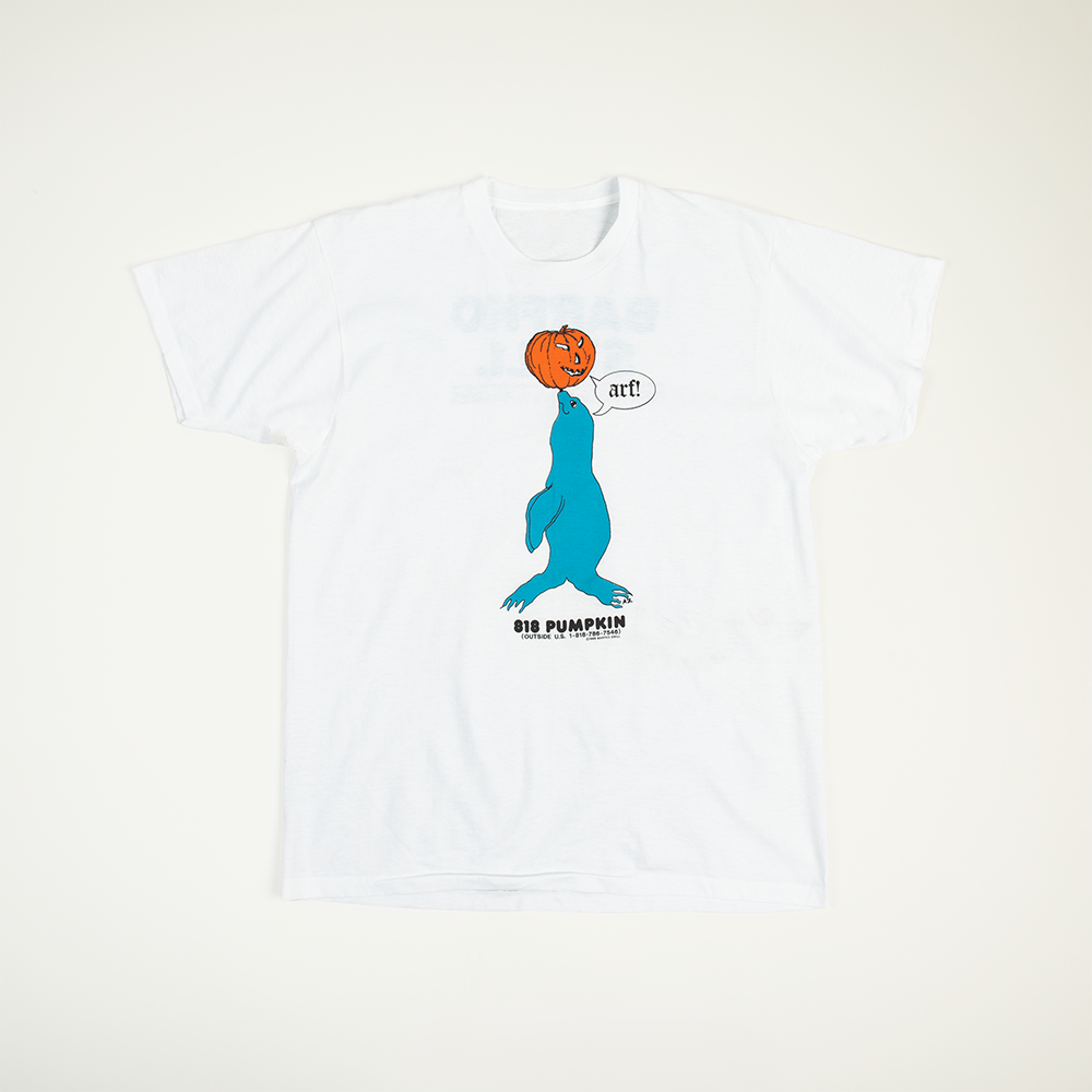 frank zappa 818 Pumpkin Barfko Swill Seal White T-Shirt