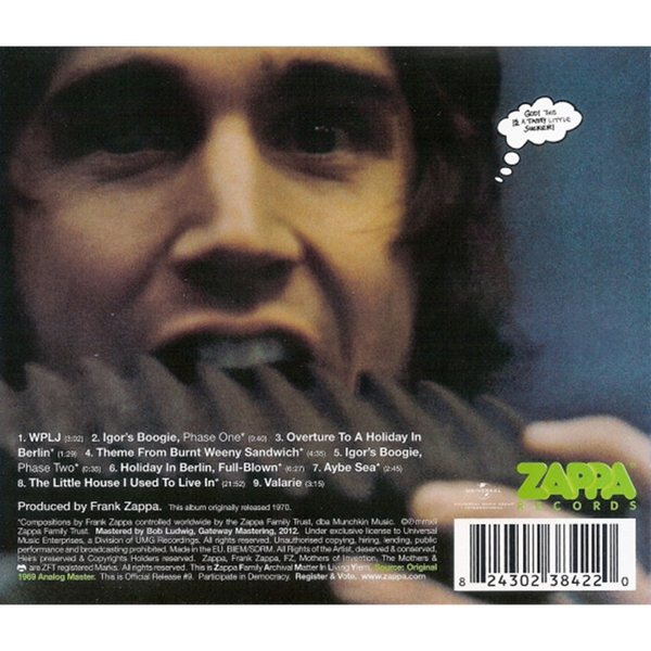 Frank Zappa Burnt Weeny Sandwich CD