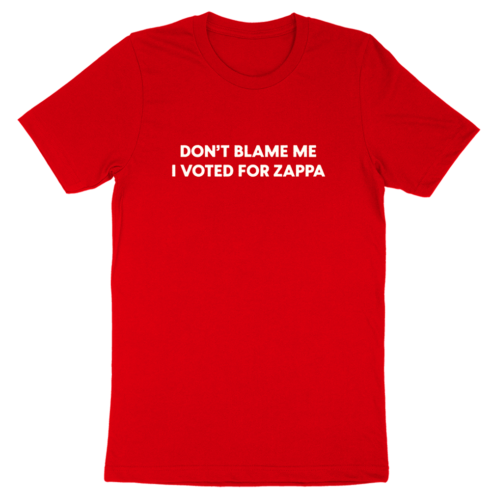 frank zappa Don’t Blame Me T-Shirt