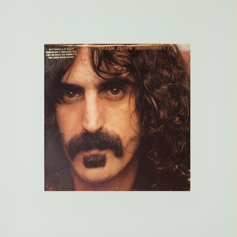 frank zappa Frank Zappa Apostrophe 1974 Promo LP