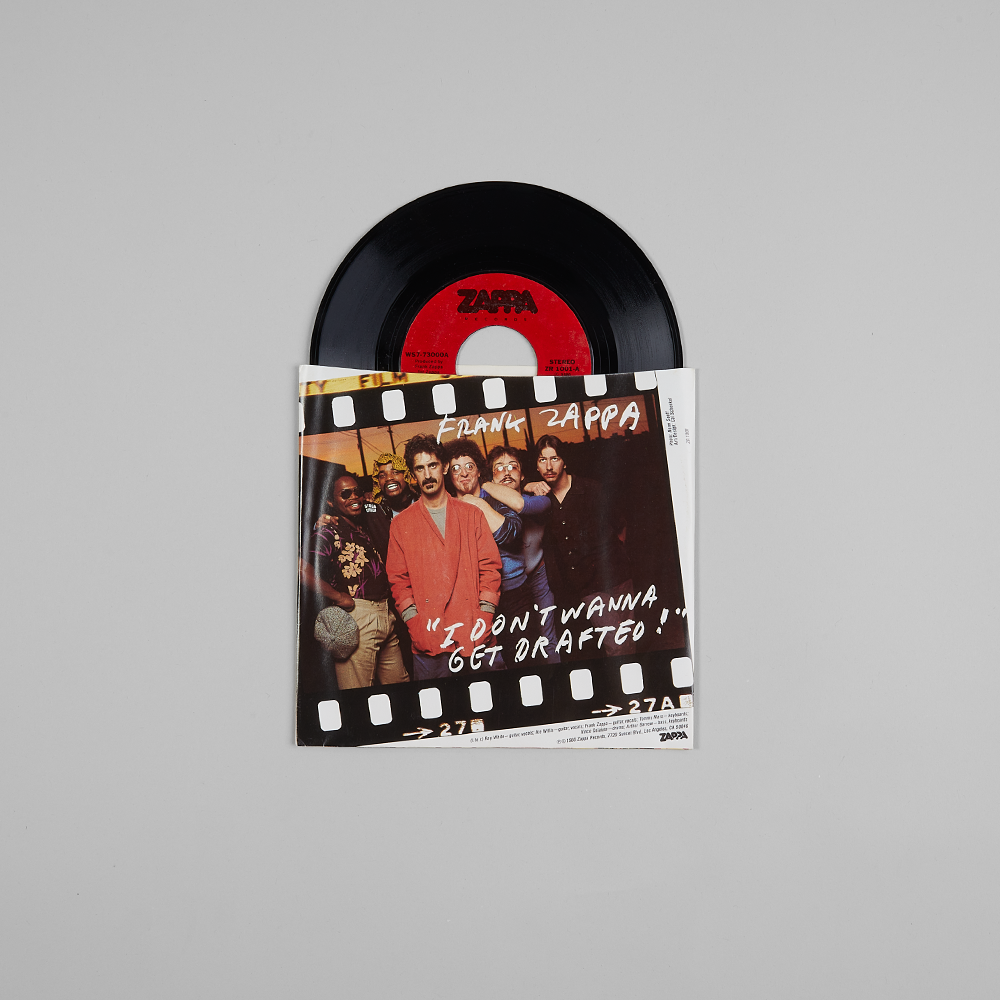 frank zappa I Don't Wanna Get Drafted 7"