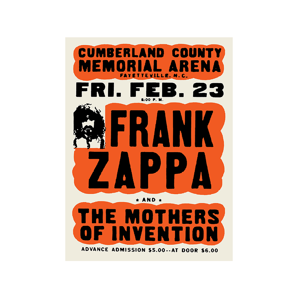 frank zappa The Mothers of Invention Lithograph