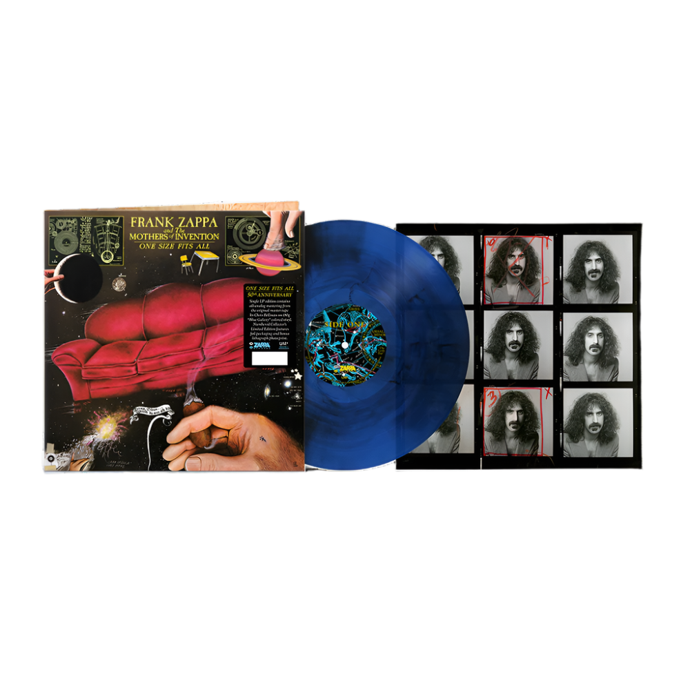 frank zappa One Size Fits All Limited Edition "Blue Galaxy" (LP)