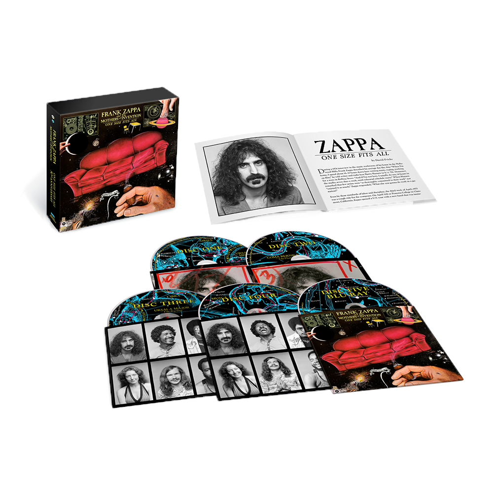 frank zappa One Size Fits All Super Deluxe Limited Edition (4CD + Blu Ray)