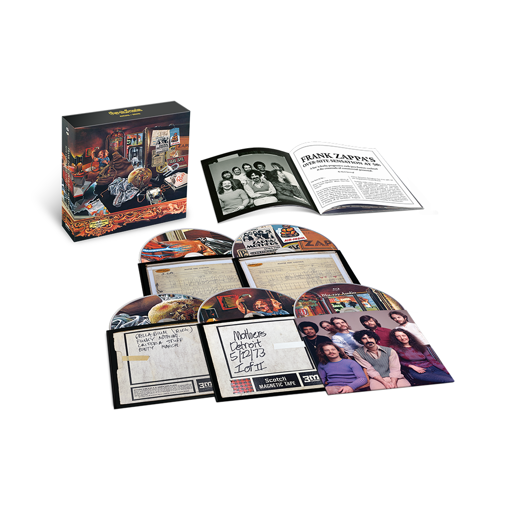frank zappa Over-Nite Sensation (50th Anniversary) 4CD + Blu-ray Audio Super Deluxe Edition
