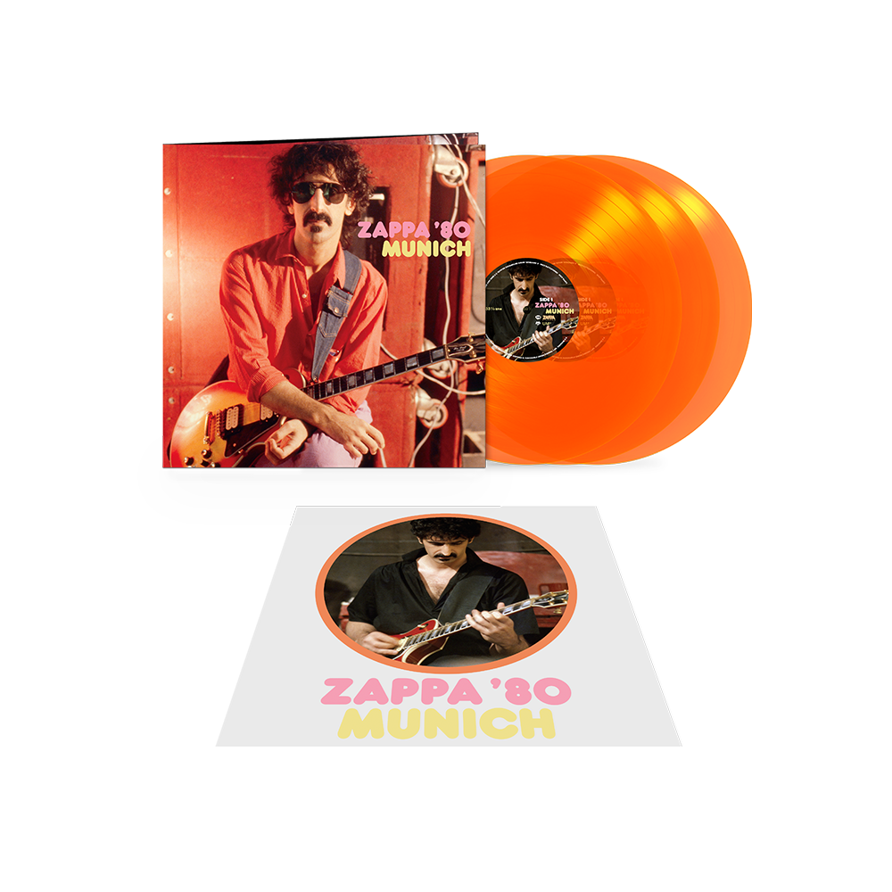 frank zappa Zappa ’80: Munich - 3LP Transparent Orange Vinyl (Limited Edition)