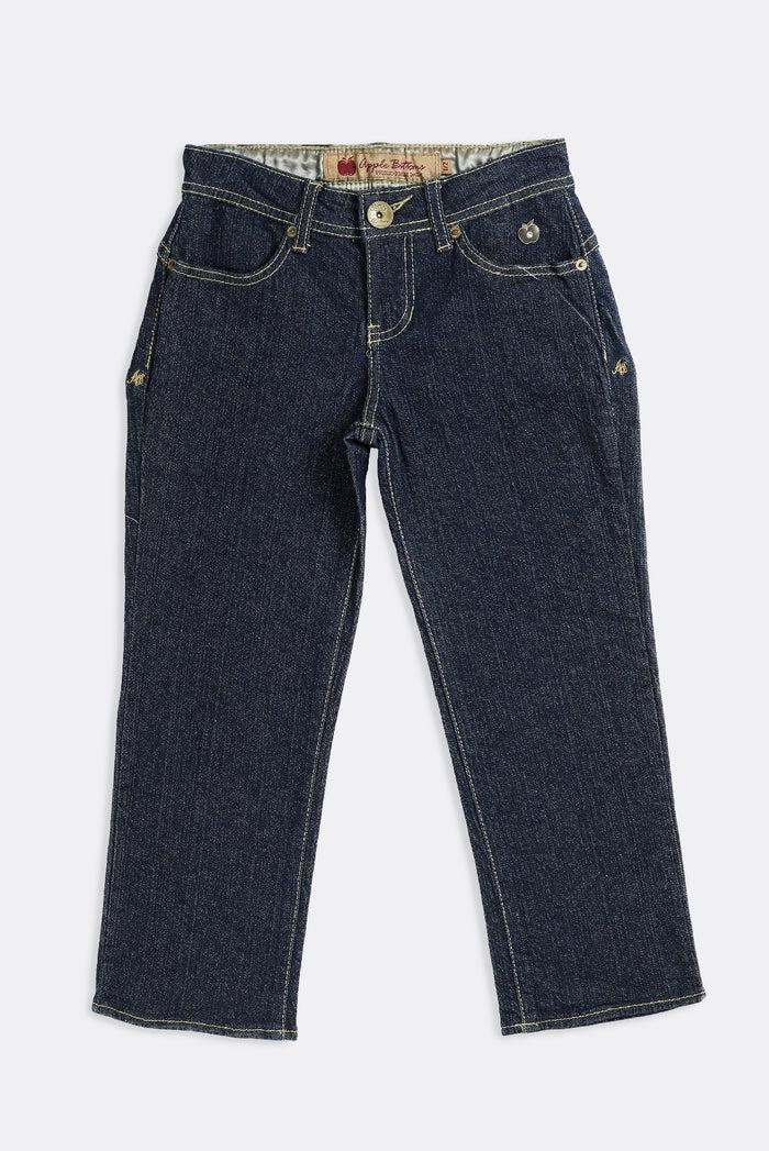 Frankie Deadstock Apple Bottom Classic Dark Wash Denim Capris - W25 W27