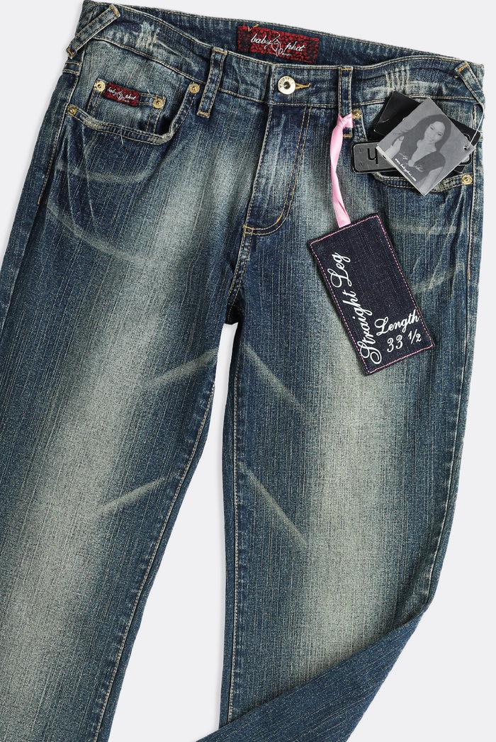 Frankie Deadstock Baby Phat "Brown Sugar" Denim Pants - W29 W32