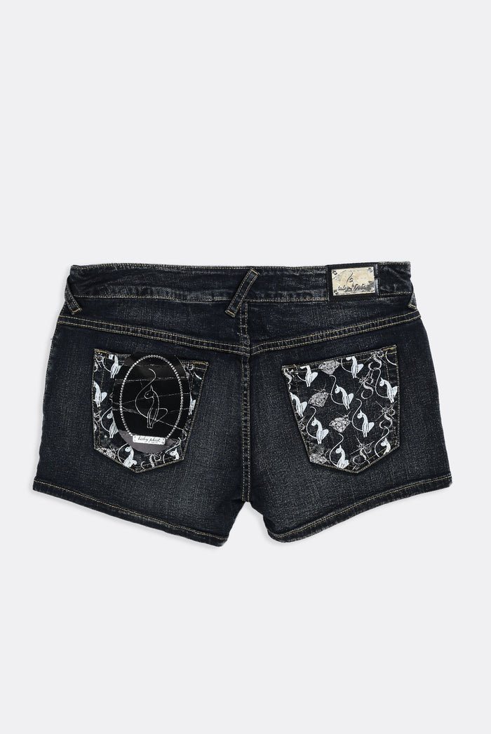 frankie Deadstock Baby Phat Luminous Denim Shorts - W32
