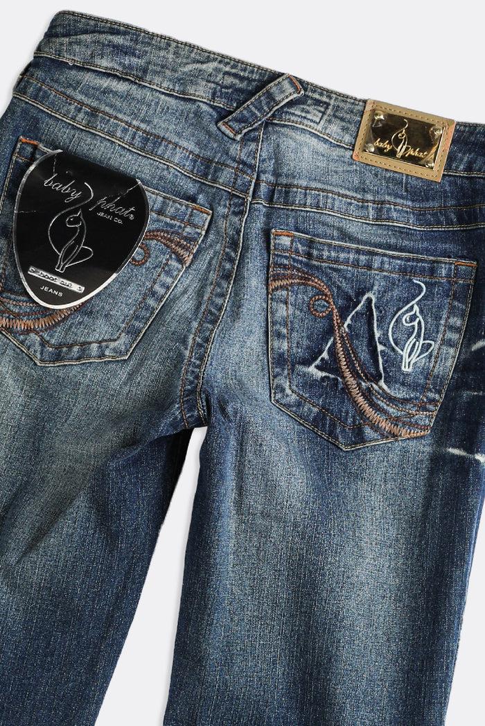 Frankie Deadstock Baby Phat Swirl Denim Pants - W29 W30