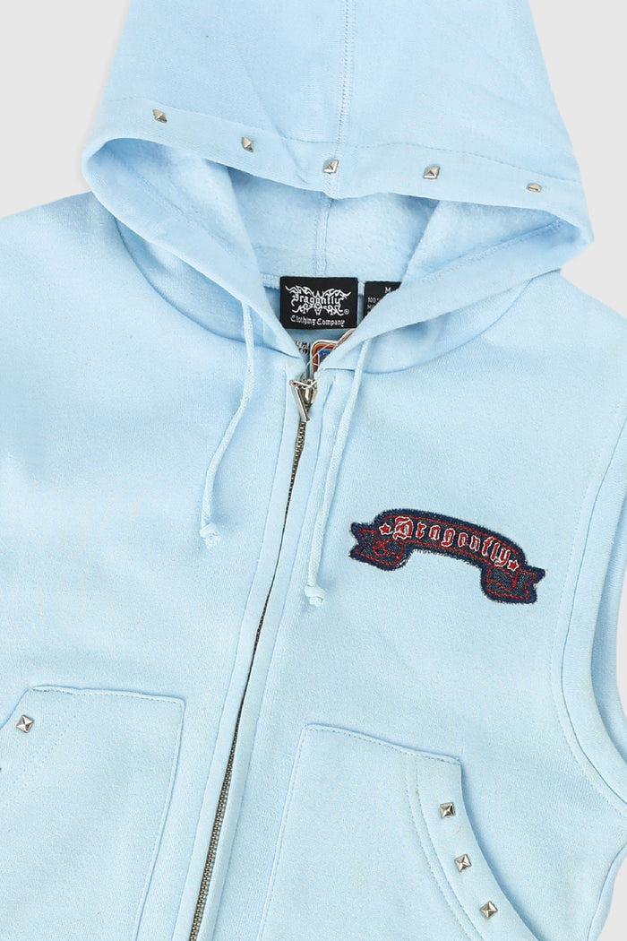 Frankie Deadstock Dragonfly Sleeveless Sweatshirt - L