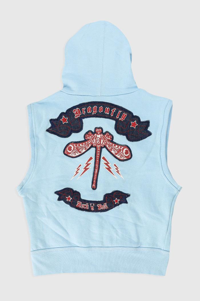 Frankie Deadstock Dragonfly Sleeveless Sweatshirt - L