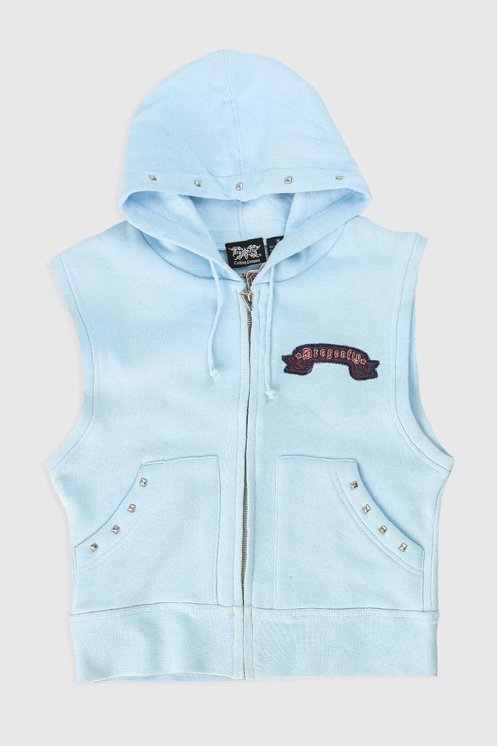 frankie Deadstock Dragonfly Sleeveless Sweatshirt - L