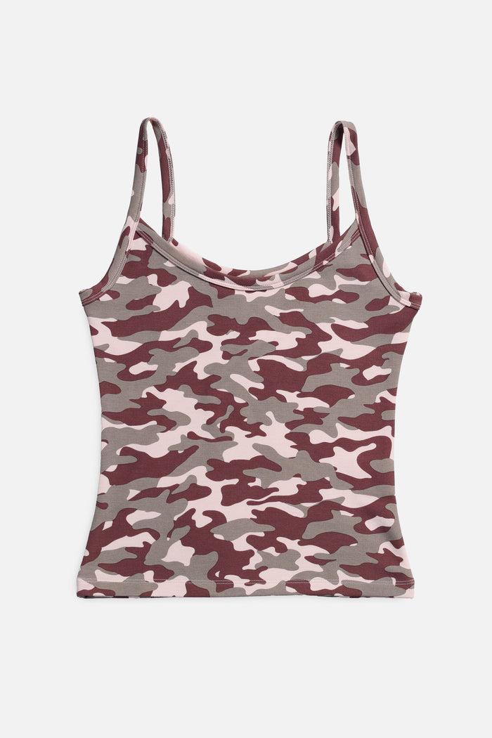 Frankie Camo Tank Top - Pink