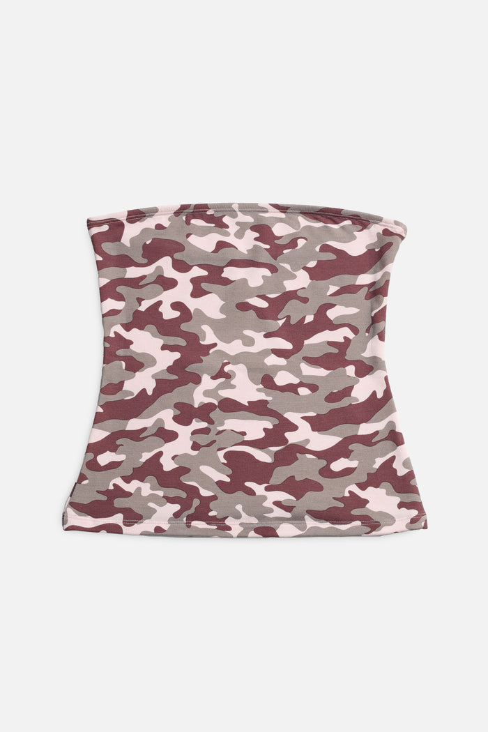 Frankie Camo Tube Top - Pink