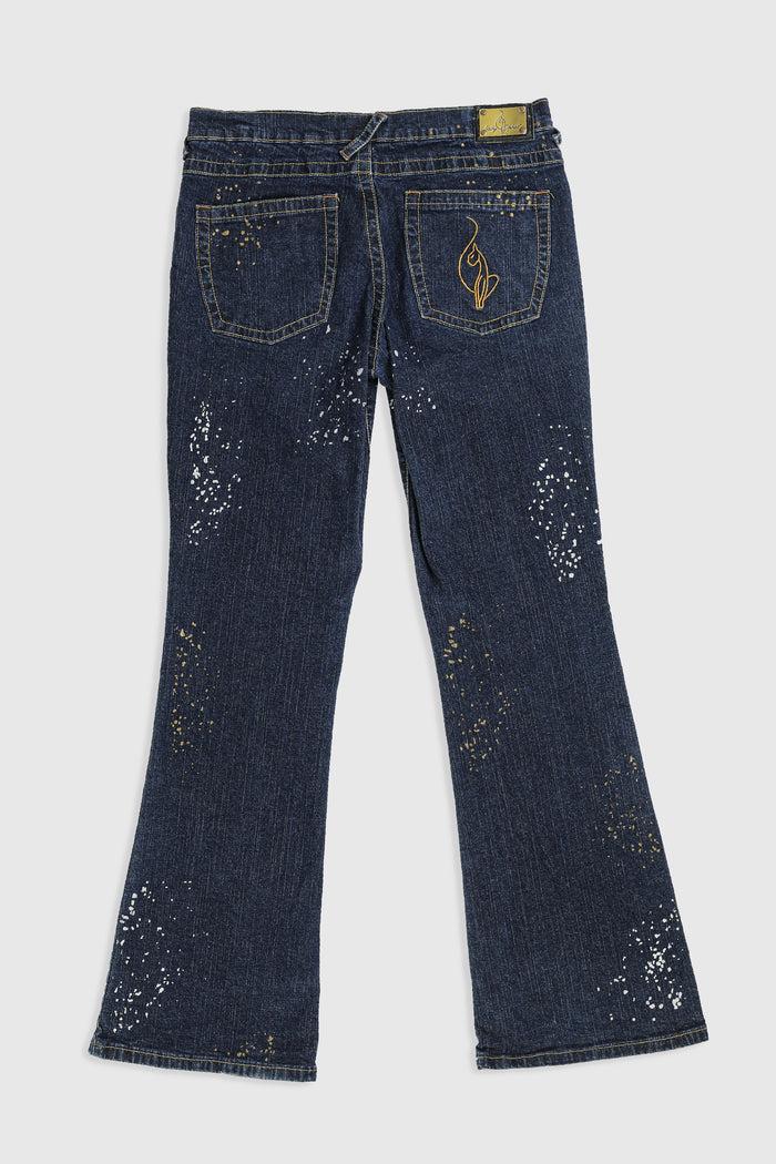 Frankie Deadstock Baby Phat Splatter Denim Pants