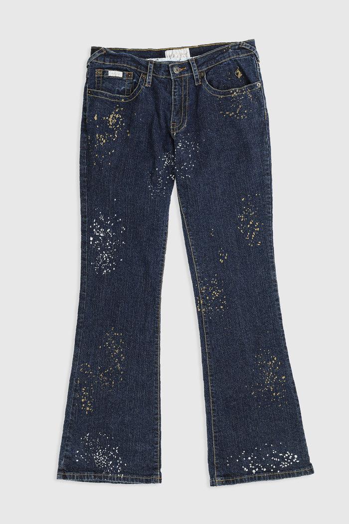 frankie Deadstock Baby Phat Splatter Denim Pants
