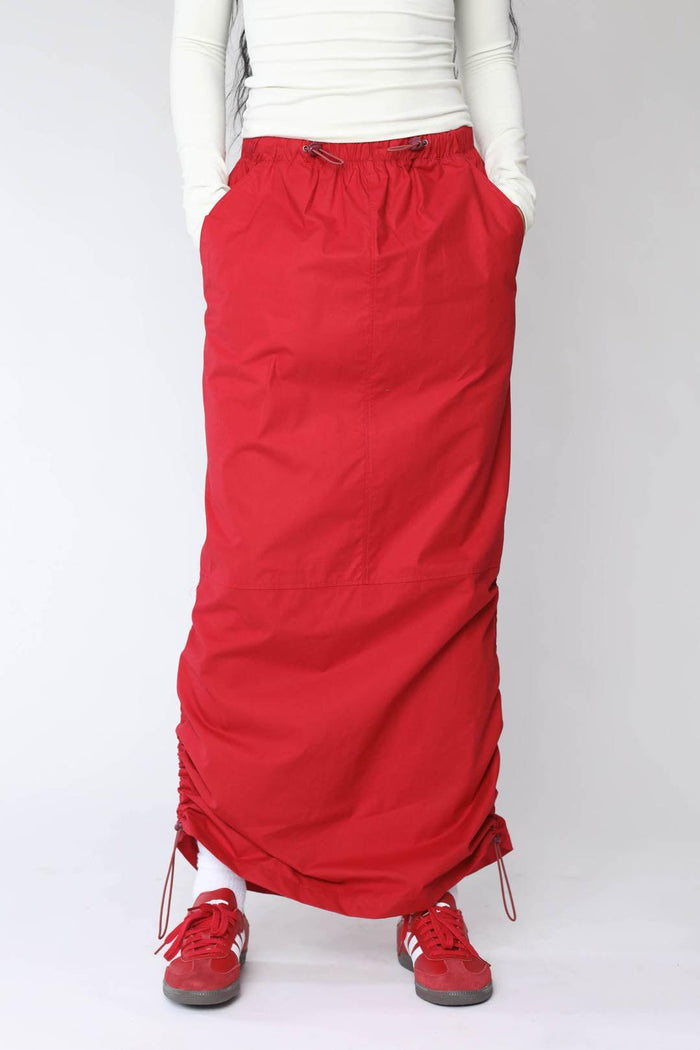 Frankie Deadstock Cargo Cherry Skirt