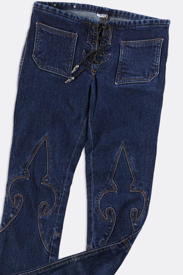 Frankie Deadstock Dragonfly Cross Low Rise Jeans