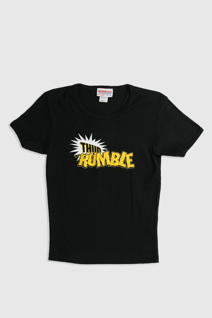 frankie Deadstock Thud Rumble Baby Tee - Women's M