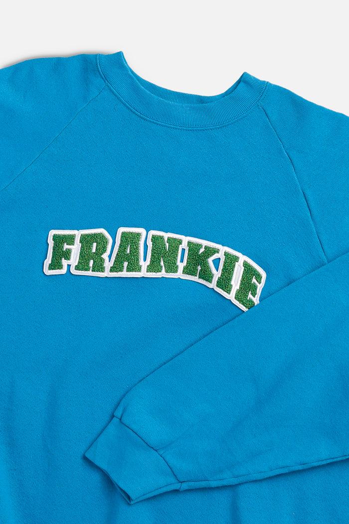 Frankie Frankie Upcycled Varsity Sweatshirt - L