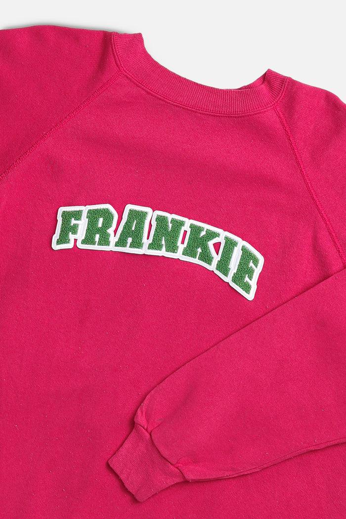 Frankie Frankie Upcycled Varsity Sweatshirt - L