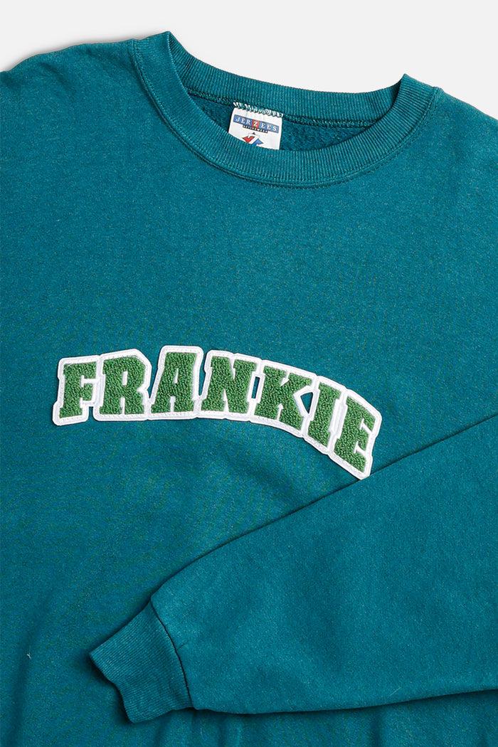 Frankie Frankie Upcycled Varsity Sweatshirt - S L