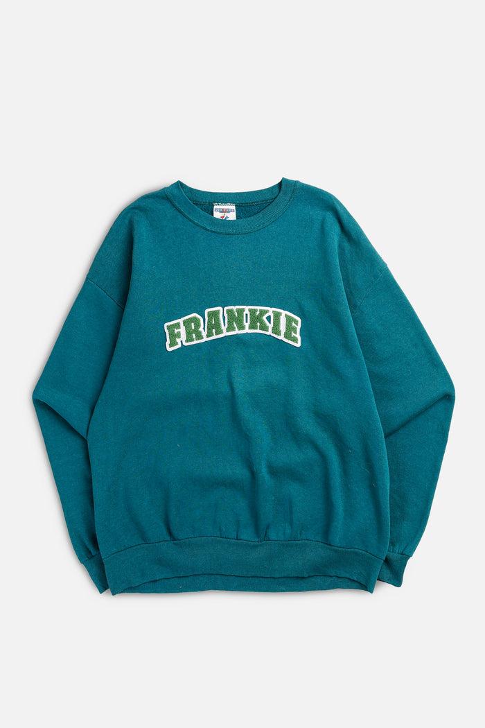 frankie Frankie Upcycled Varsity Sweatshirt - S L