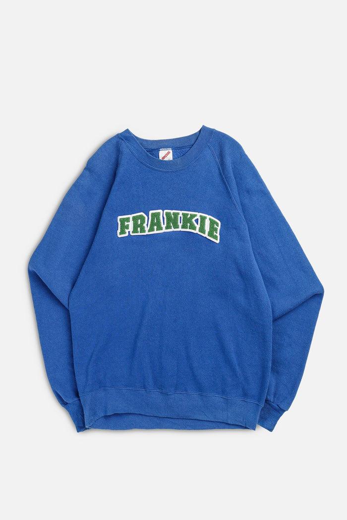 frankie Frankie Upcycled Varsity Sweatshirt - S XL