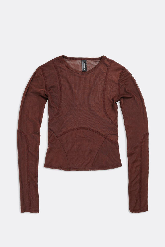 Frankie Recycled Cayenne Mesh Top