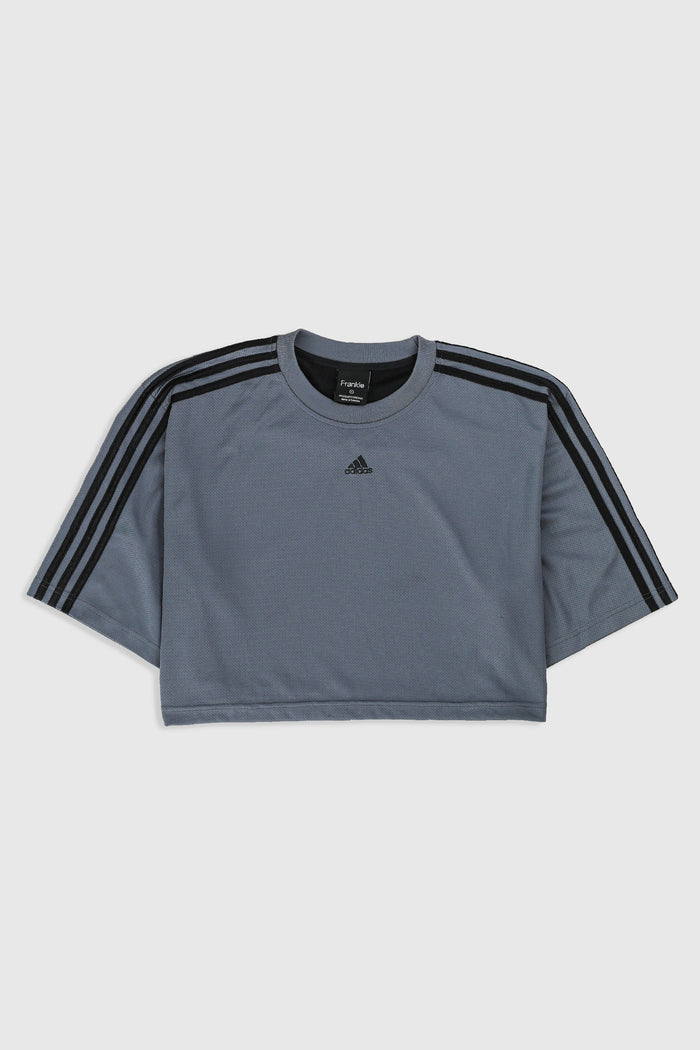 frankie Rework Adidas Crop Athletic Tee - XL