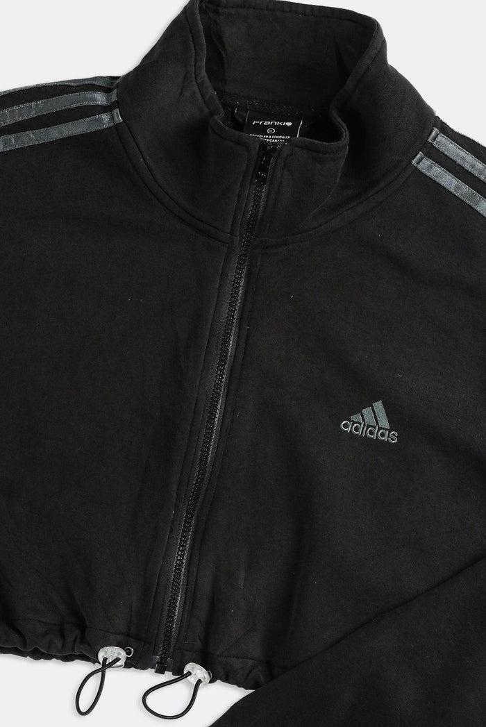Frankie Rework Adidas Crop Zip-Up Jacket - XL