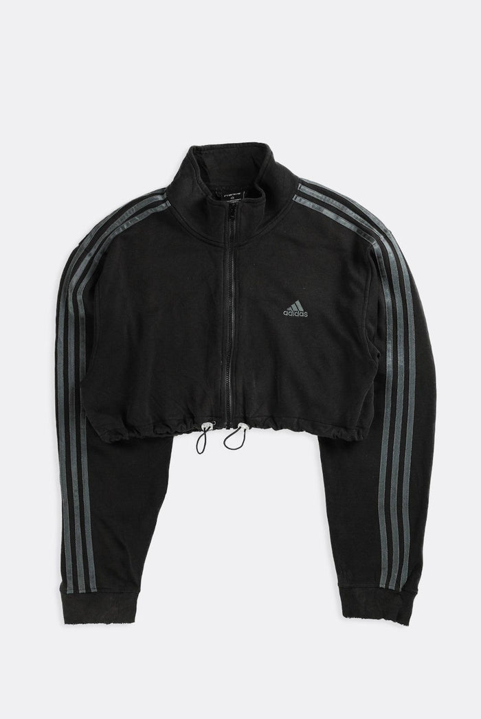 frankie Rework Adidas Crop Zip-Up Jacket - XL