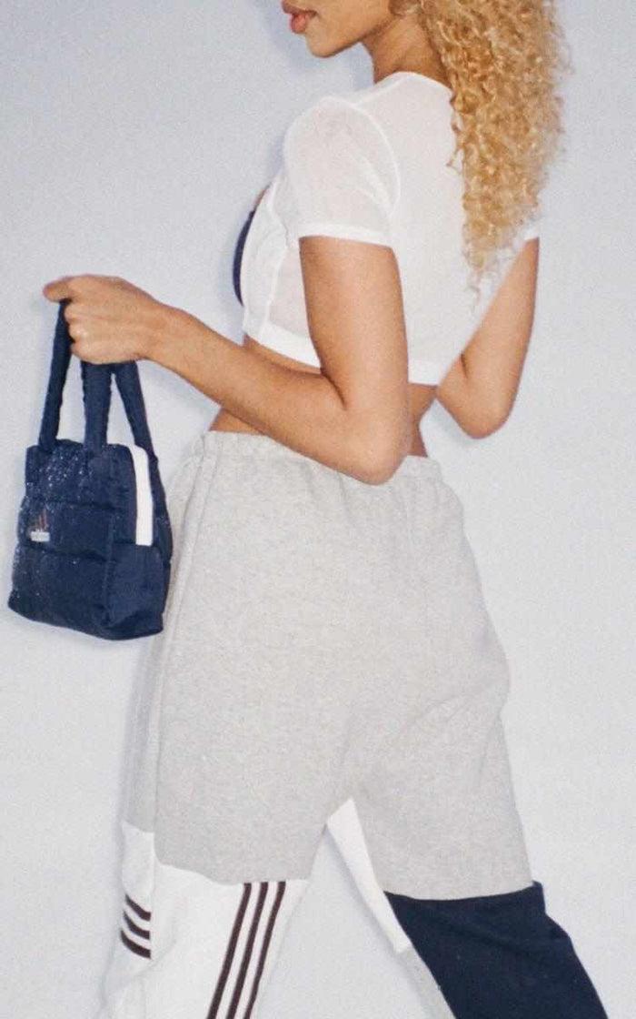 Frankie Rework Adidas Cut Out Mesh Tee - XS S M L